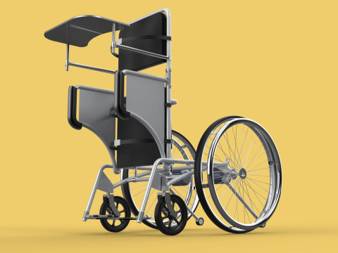 MANUAL STANDING STAND UP HANDICAPPED SPORTS WHEELCHAIR ELECTRIC Model 3D