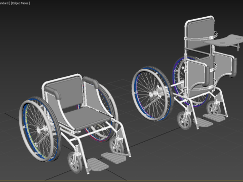 MANUAL STANDING STAND UP HANDICAPPED SPORTS WHEELCHAIR ELECTRIC Model 3D