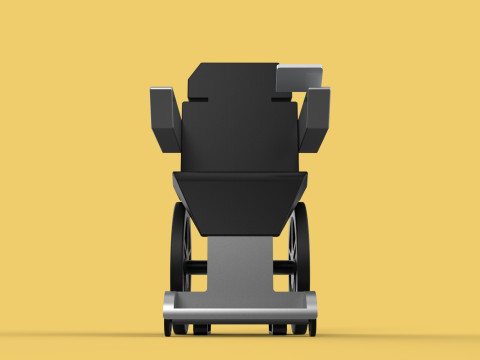 SMART WHEELCHAIR ELECTRIC AUTONOMOUS ROBOT CLIMBING STAIRS LIFT Model 3D