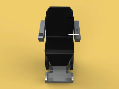SMART WHEELCHAIR ELECTRIC AUTONOMOUS ROBOT CLIMBING STAIRS LIFT 3D Model