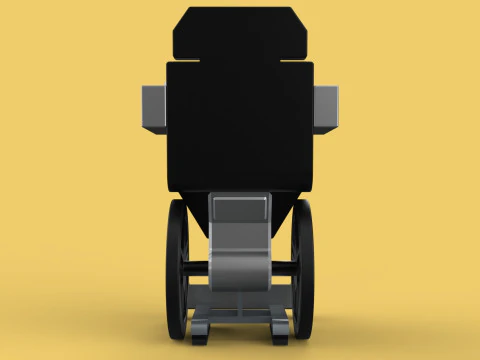SMART WHEELCHAIR ELECTRIC AUTONOMOUS ROBOT CLIMBING STAIRS LIFT 3D Model