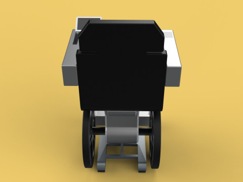 SMART WHEELCHAIR ELECTRIC AUTONOMOUS ROBOT CLIMBING STAIRS LIFT Model 3D
