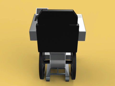 SMART WHEELCHAIR ELECTRIC AUTONOMOUS ROBOT CLIMBING STAIRS LIFT 3D Model