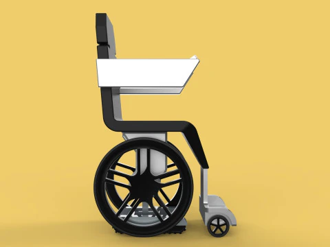 SMART WHEELCHAIR ELECTRIC AUTONOMOUS ROBOT CLIMBING STAIRS LIFT 3D Model