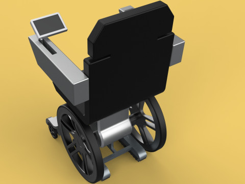 SMART WHEELCHAIR ELECTRIC AUTONOMOUS ROBOT CLIMBING STAIRS LIFT Model 3D