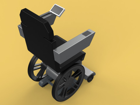 SMART WHEELCHAIR ELECTRIC AUTONOMOUS ROBOT CLIMBING STAIRS LIFT Model 3D