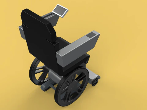 SMART WHEELCHAIR ELECTRIC AUTONOMOUS ROBOT CLIMBING STAIRS LIFT 3D Model