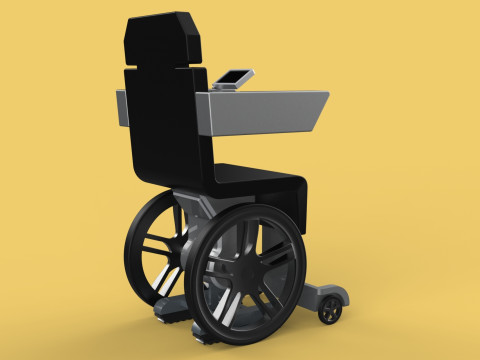 SMART WHEELCHAIR ELECTRIC AUTONOMOUS ROBOT CLIMBING STAIRS LIFT Model 3D