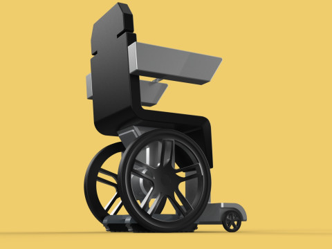 SMART WHEELCHAIR ELECTRIC AUTONOMOUS ROBOT CLIMBING STAIRS LIFT Model 3D