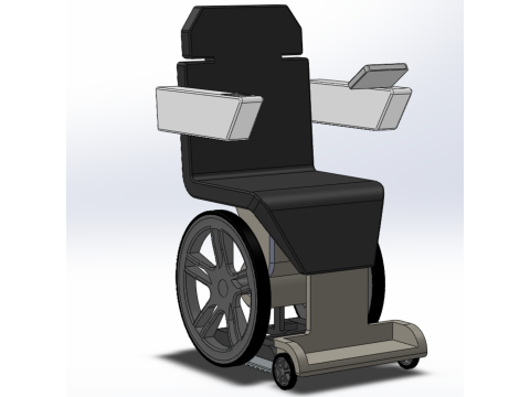 SMART WHEELCHAIR ELECTRIC AUTONOMOUS ROBOT CLIMBING STAIRS LIFT Model 3D