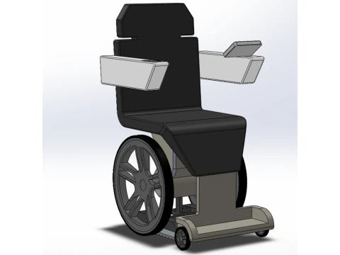 SMART WHEELCHAIR ELECTRIC AUTONOMOUS ROBOT CLIMBING STAIRS LIFT 3D Model
