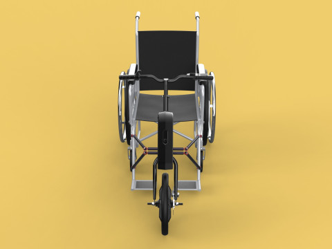 POWER ASSIST ELECTRIC MOTOR ATTACHMENT HANDCYCLE BIKE WHEELCHAIR 3D Model