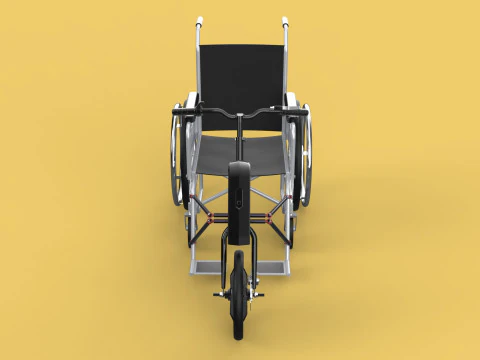 POWER ASSIST ELECTRIC MOTOR ATTACHMENT HANDCYCLE BIKE WHEELCHAIR 3D Model