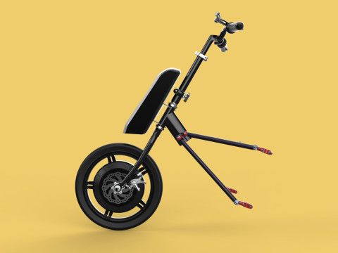 POWER ASSIST ELECTRIC MOTOR ATTACHMENT HANDCYCLE BIKE WHEELCHAIR 3D Model