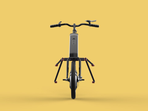 POWER ASSIST ELECTRIC MOTOR ATTACHMENT HANDCYCLE BIKE WHEELCHAIR 3D Model