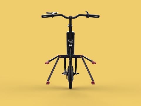 POWER ASSIST ELECTRIC MOTOR ATTACHMENT HANDCYCLE BIKE WHEELCHAIR 3D Model