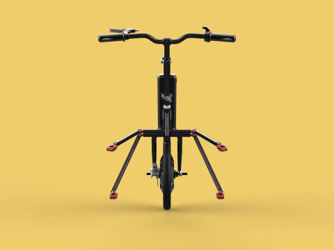 POWER ASSIST ELECTRIC MOTOR ATTACHMENT HANDCYCLE BIKE WHEELCHAIR 3D Model