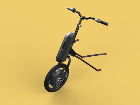 POWER ASSIST ELECTRIC MOTOR ATTACHMENT HANDCYCLE BIKE WHEELCHAIR 3D Model