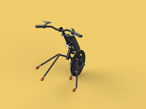 POWER ASSIST ELECTRIC MOTOR ATTACHMENT HANDCYCLE BIKE WHEELCHAIR 3D Model
