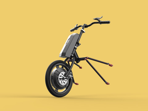 POWER ASSIST ELECTRIC MOTOR ATTACHMENT HANDCYCLE BIKE WHEELCHAIR 3D Model