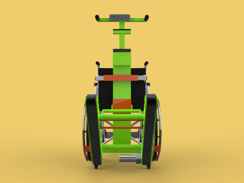 ELECTRIC STAIR CLIMBER ASSIST WHEELCHAIR CRAWLER LIFTS TROLLEY Model 3D