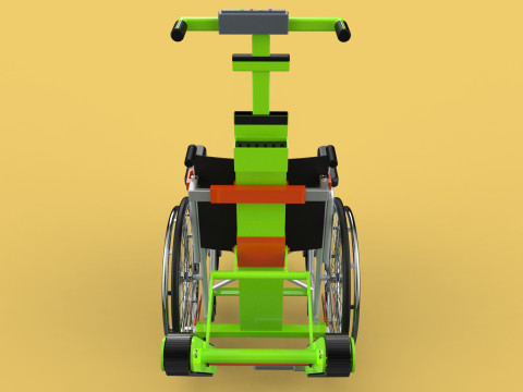 ELECTRIC STAIR CLIMBER ASSIST WHEELCHAIR CRAWLER LIFTS TROLLEY Model 3D