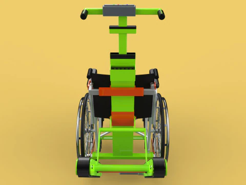 ELECTRIC STAIR CLIMBER ASSIST WHEELCHAIR CRAWLER LIFTS TROLLEY 3D Model