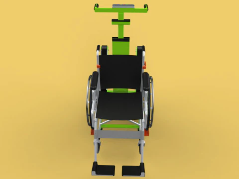 ELECTRIC STAIR CLIMBER ASSIST WHEELCHAIR CRAWLER LIFTS TROLLEY 3D Model