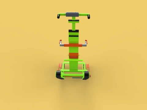ELECTRIC STAIR CLIMBER ASSIST WHEELCHAIR CRAWLER LIFTS TROLLEY 3D Model