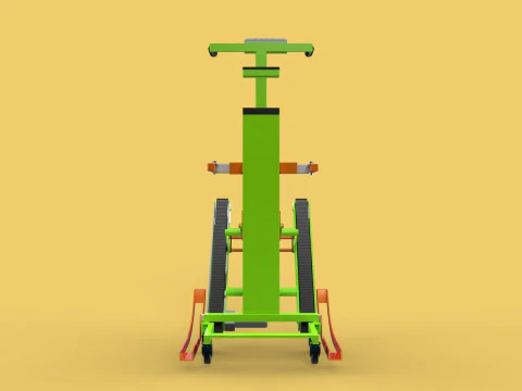 ELECTRIC STAIR CLIMBER ASSIST WHEELCHAIR CRAWLER LIFTS TROLLEY 3D Model