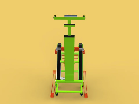 ELECTRIC STAIR CLIMBER ASSIST WHEELCHAIR CRAWLER LIFTS TROLLEY 3D Model