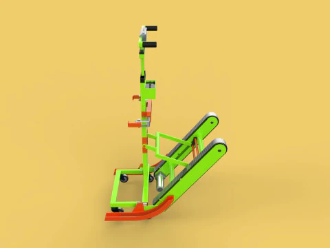 ELECTRIC STAIR CLIMBER ASSIST WHEELCHAIR CRAWLER LIFTS TROLLEY 3D Model