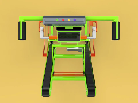 ELECTRIC STAIR CLIMBER ASSIST WHEELCHAIR CRAWLER LIFTS TROLLEY 3D Model
