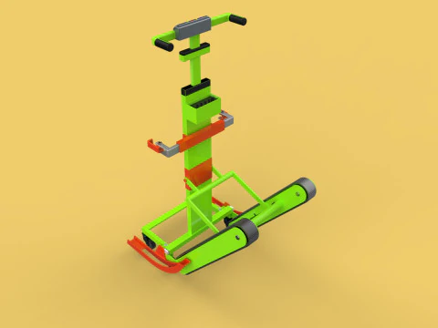 ELECTRIC STAIR CLIMBER ASSIST WHEELCHAIR CRAWLER LIFTS TROLLEY 3D Model