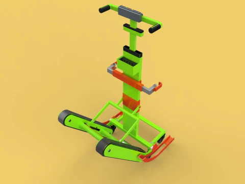 ELECTRIC STAIR CLIMBER ASSIST WHEELCHAIR CRAWLER LIFTS TROLLEY 3D Model