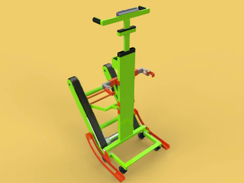 ELECTRIC STAIR CLIMBER ASSIST WHEELCHAIR CRAWLER LIFTS TROLLEY 3D Model