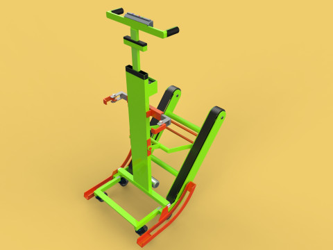 ELECTRIC STAIR CLIMBER ASSIST WHEELCHAIR CRAWLER LIFTS TROLLEY Model 3D