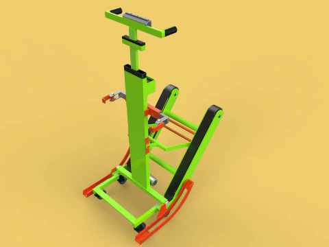 ELECTRIC STAIR CLIMBER ASSIST WHEELCHAIR CRAWLER LIFTS TROLLEY 3D Model