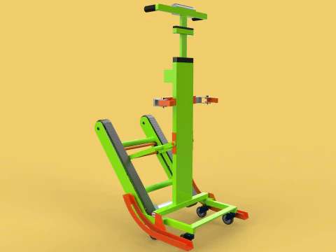 ELECTRIC STAIR CLIMBER ASSIST WHEELCHAIR CRAWLER LIFTS TROLLEY 3D Model