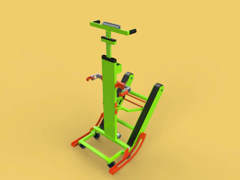 ELECTRIC STAIR CLIMBER ASSIST WHEELCHAIR CRAWLER LIFTS TROLLEY 3D Model