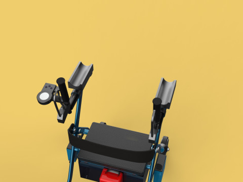 ELECTRIC ROLLATOR ROLLING WHEELED WALKER FOLDING WALKING FRAME 3D 모델