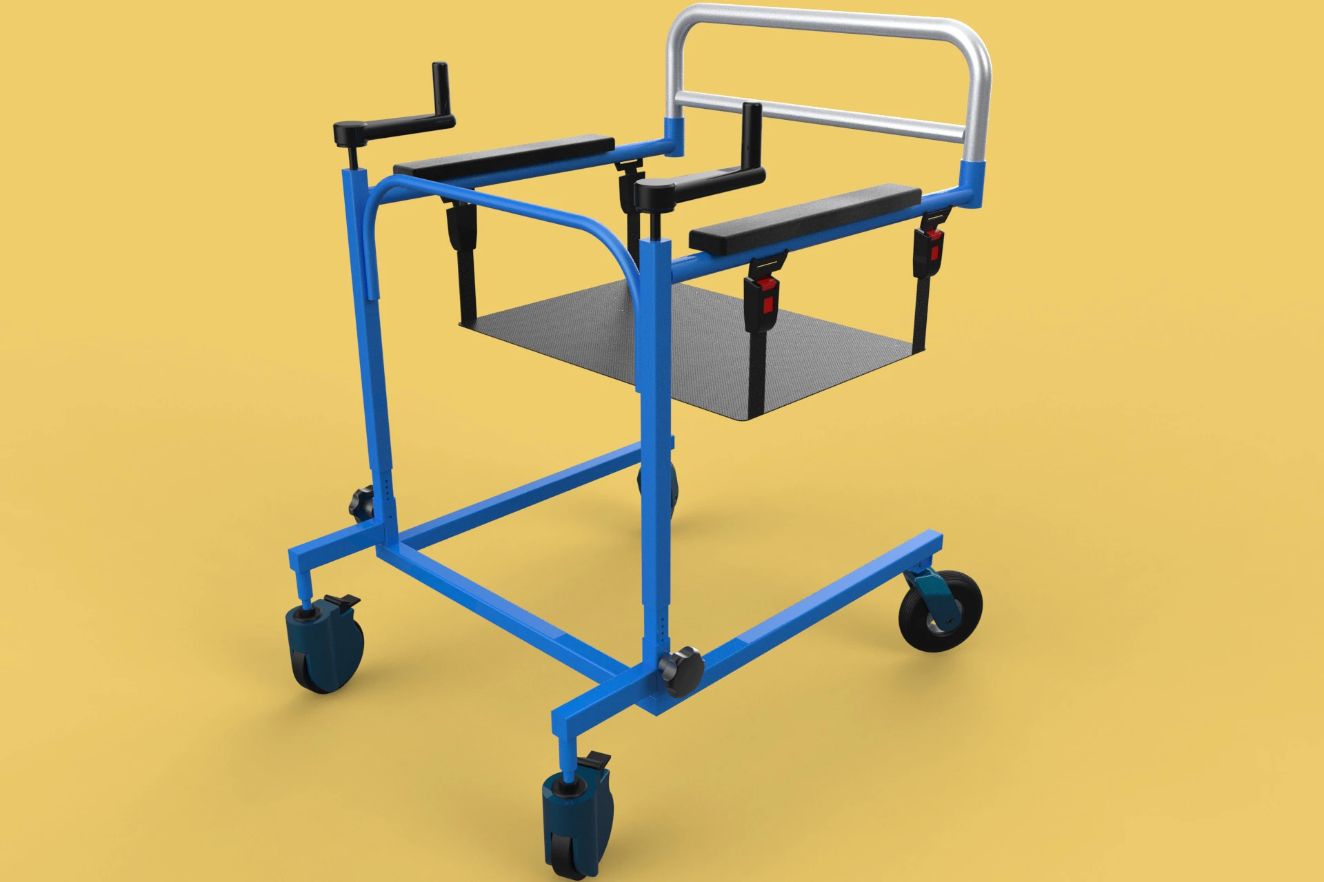 PEDIATRIC GAIT TRAINERS WALKER WALKING AIDS SEAT STAND ROLLATOR 3D Model .c4d .max .obj .3ds .fbx .stl .blend