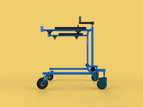 PEDIATRIC GAIT TRAINERS WALKER WALKING AIDS SEAT STAND ROLLATOR 3D Model