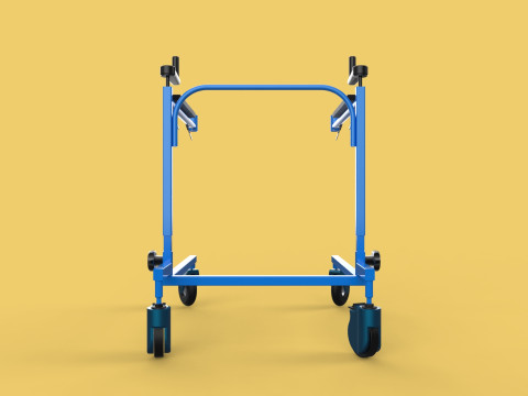 PEDIATRIC GAIT TRAINERS WALKER WALKING AIDS SEAT STAND ROLLATOR 3D Model