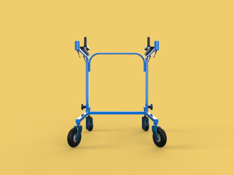 PEDIATRIC GAIT TRAINERS WALKER WALKING AIDS SEAT STAND ROLLATOR 3D Model