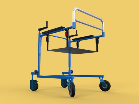 PEDIATRIC GAIT TRAINERS WALKER WALKING AIDS SEAT STAND ROLLATOR 3D Model