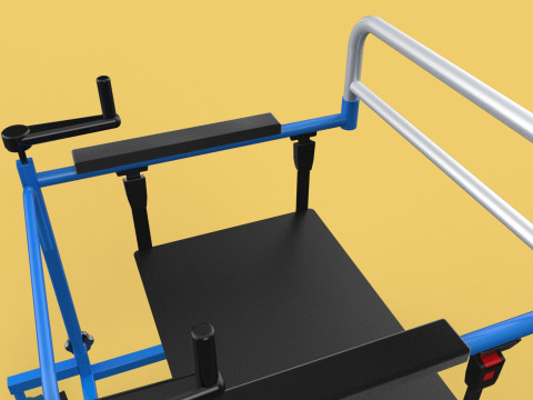 PEDIATRIC GAIT TRAINERS WALKER WALKING AIDS SEAT STAND ROLLATOR 3D Model