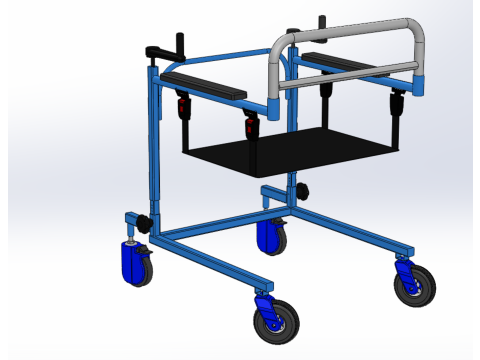 PEDIATRIC GAIT TRAINERS WALKER WALKING AIDS SEAT STAND ROLLATOR 3D Model