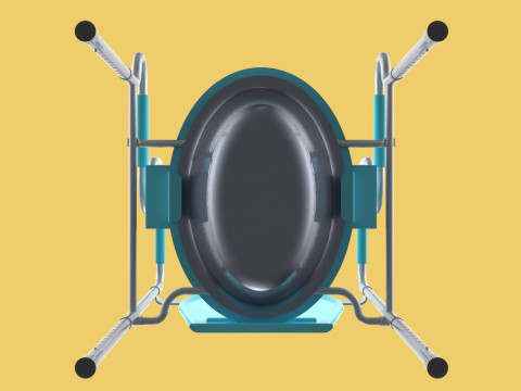 TOILET SEAT CHAIR COMMODE BEDSIDE BEDPAN WALKER STAND SHOWER AID Model 3D