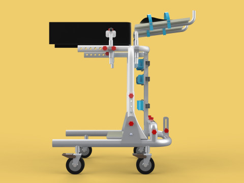 GAIT TRAINER SWING REHAB WALKING EXERCISE AIDS STAND PEDIATRIC 3Dモデル
